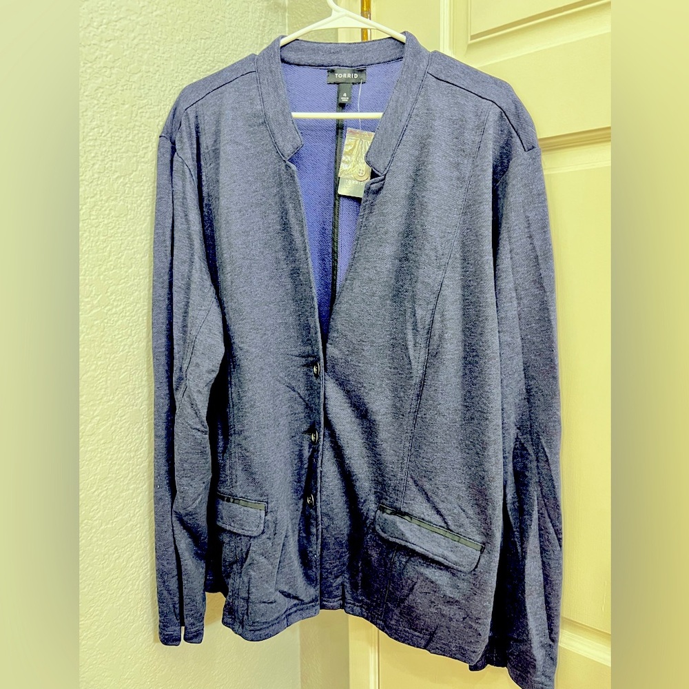 NWT Torrid blue cardigan